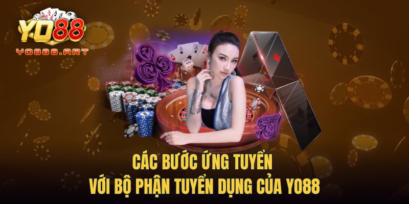 Các bước ứng tuyển với bộ phận tuyển dụng của YO88